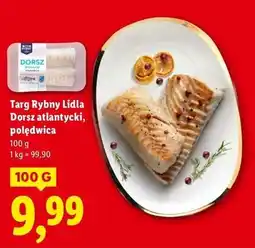 Lidl Dorsz atlantycki polędwica Targ Rybny Lidla oferta