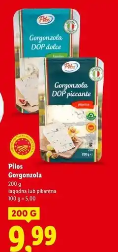 Lidl Ser gorgonzola pikantna Pilos oferta