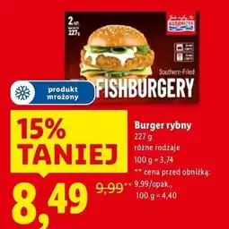 Lidl Fishburger maślany Abramczyk oferta
