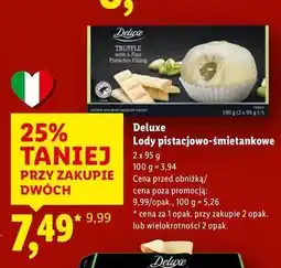 Lidl Lody pistacjowo-śmietankowe Deluxe (Schwarz) oferta