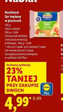 Lidl Ser topiony gouda Hochland oferta