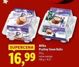 Lidl Kule czekoladowe Milka Snow Balls oferta
