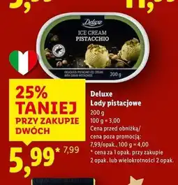 Lidl Lody z pistacjami Deluxe (Schwarz) oferta