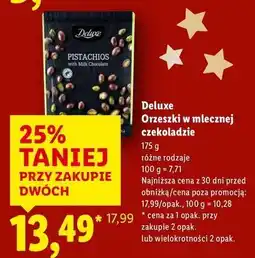 Lidl Pistacje w czekoladzie mlecznej Deluxe (Schwarz) oferta