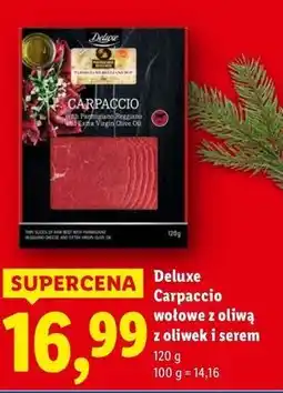 Lidl Carpaccio z oliwą oliwek i serem Deluxe (Schwarz) oferta