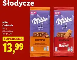 Lidl Czekolada karmelowa Milka Extra oferta