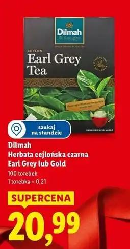 Lidl Herbata Dilmah Earl Grey oferta