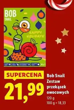 Lidl Zestaw przekąsek happy holidays Bob Snail oferta