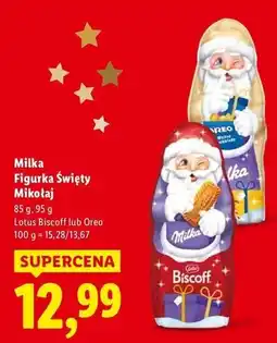 Lidl Mikołaj biscoff Milka oferta