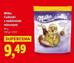 Lidl Cukierki mleczne bonbons Milka oferta