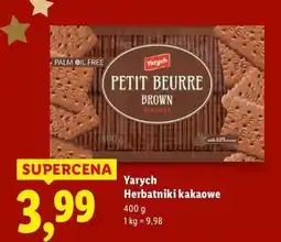 Lidl Herbatniki kakaowe Yarych oferta