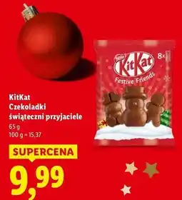 Lidl Figurki z czekolady świąteczne Kitkat oferta
