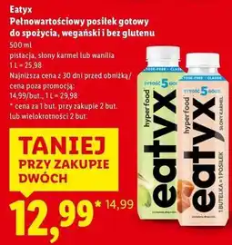 Lidl Napój wanilia Oshee Eatyx oferta