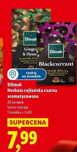 Lidl Herbata ginger & honey Dilmah oferta