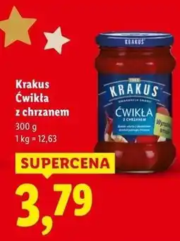 Lidl Ćwikła z chrzanem Krakus Maspex oferta