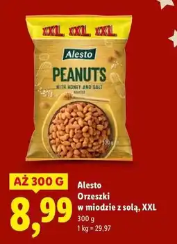 Lidl Orzechy w miodzie z solą Alesto oferta