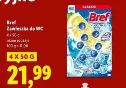 Lidl Kostka do wc 4 function lemon + ocean Bref Power Aktiv oferta