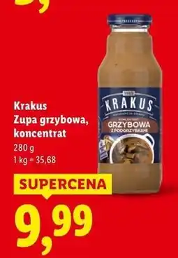 Lidl Grzybowa z podgrzybkami Krakus Maspex oferta