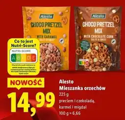 Lidl Mieszanka choco pretzel mix z czekoladą Alesto oferta