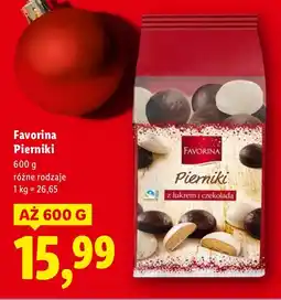 Lidl Pierniki różne rodzaje 600 g Favorina oferta