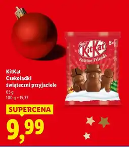 Lidl Czekoladki świąteczni przyjaciele KitKat oferta