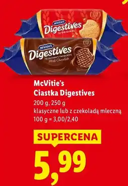 Lidl Ciastka Digestives klasyczne McVitie's oferta