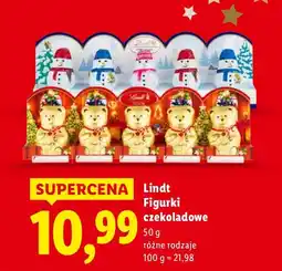 Lidl Figurki czekoladowe różne rodzaje Lindt oferta