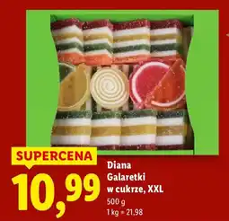 Lidl Galaretki w cukrze, XXL Diana oferta