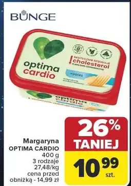 Carrefour Margaryna OPTIMA CARDIO BUNGE oferta