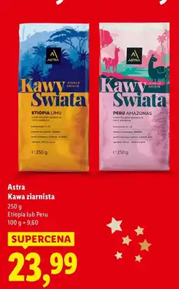 Lidl Kawa ziarnista Etiopia 250 g Astra oferta