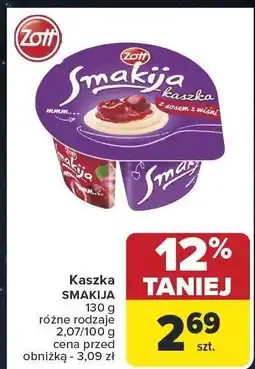 Carrefour Kaszka SMAKUJA ZOTT 120 g różne rodzaje oferta