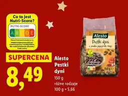 Lidl Alesto Pestki dyni 150 g oferta