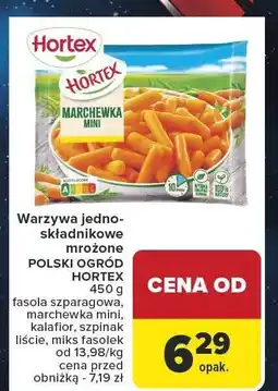 Carrefour Warzywa jednoskładnikowe mrożone POLSKI OGRÓD HORTEX 450 g oferta
