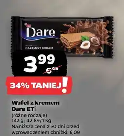 Netto Wafel z kremem ETi (różne rodzaje) Dare oferta