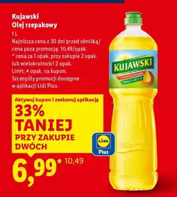 Lidl Olej rzepakowy Kujawski oferta