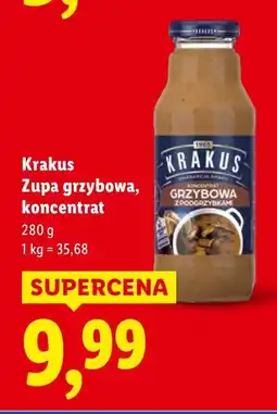 Lidl Zupa grzybowa koncentrat Krakus oferta