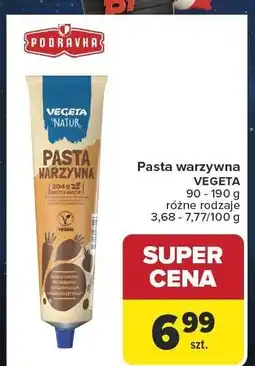 Carrefour Pasta warzywna VEGETA PODRAVKA 90 - 190 g różne rodzaje oferta