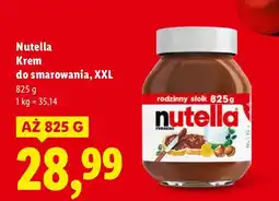 Lidl Krem do smarowania XXL Nutella oferta