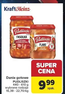 Carrefour Danie gotowe PUDLISZKI różne rodzaje 440-610 g Kraft Heinz oferta