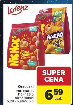 Carrefour Orzeszki NIC NAC'S różne smaki 110-125 g Lorenz oferta