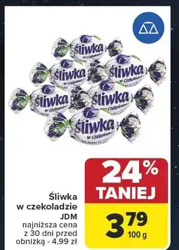 Carrefour Śliwka w czekoladzie JDM 100 g oferta
