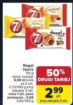 Carrefour Rogal 7DAYS różne rodzaje 110 g oferta