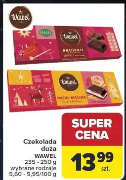 Carrefour Czekolada duża WAWEL 235-250 g oferta