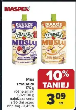 Carrefour Mus TYMBARK 1,82/100 g oferta