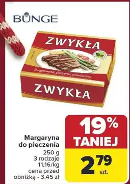 Carrefour Margaryna do pieczenia ZWYKŁA BUNGE oferta