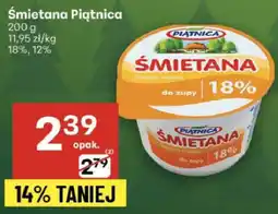 Delikatesy Centrum Śmietana Piątnica 200g 18%, 12% oferta