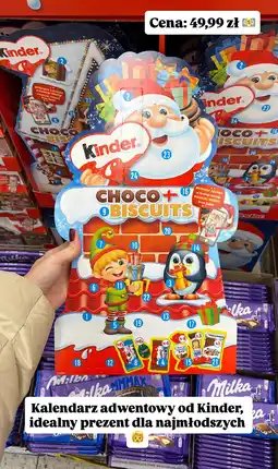 Intermarche Kalendarz adwentowy Choco + Biscuits Kinder oferta