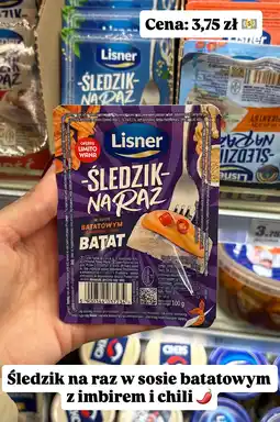 Intermarche Śledziik na raz w sosie batatowym z imbirem i chili Lisner oferta