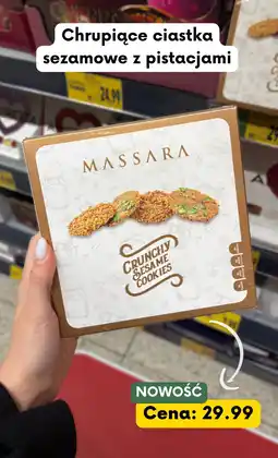 Kaufland Ciastka sezamowe z pistacjami Massara oferta