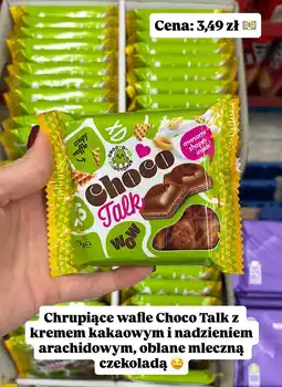 Intermarche Wafle z kremem kakaowym i nadzieniem arachidowym Choco Talk oferta